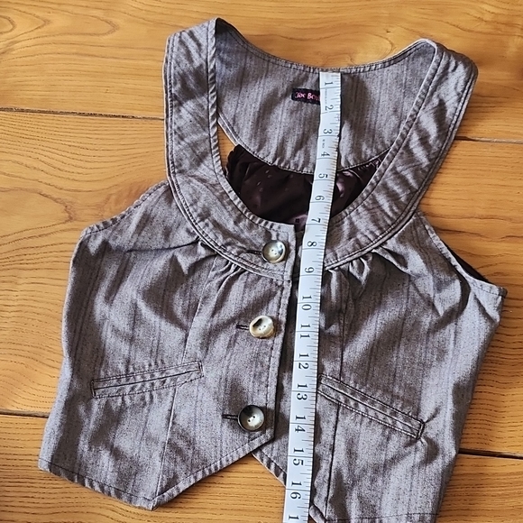 Joe Benbasset Button Up Dress Vest, Size M - Picture 5 of 5